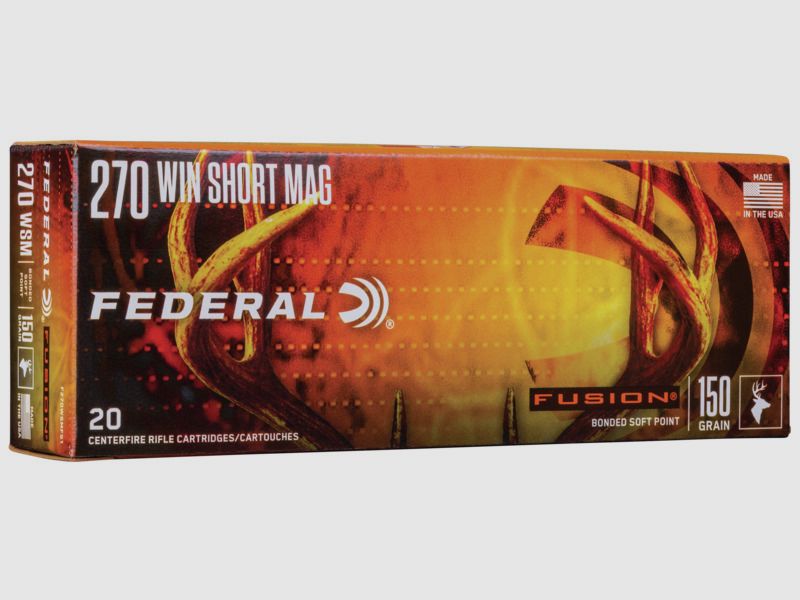 Federal Fusion .270 WSM 150grs / 9,7gr Fusion Soft Point