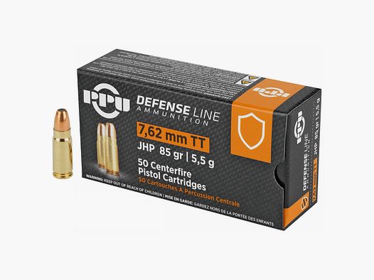 PPU 7,62 Tokarev JHP 5,5g/85grs (A-174)
