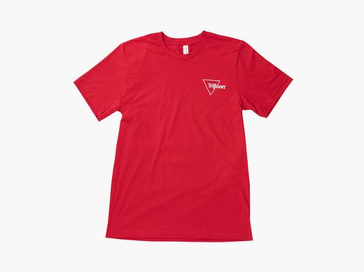 T-shirt small logo left front medium red