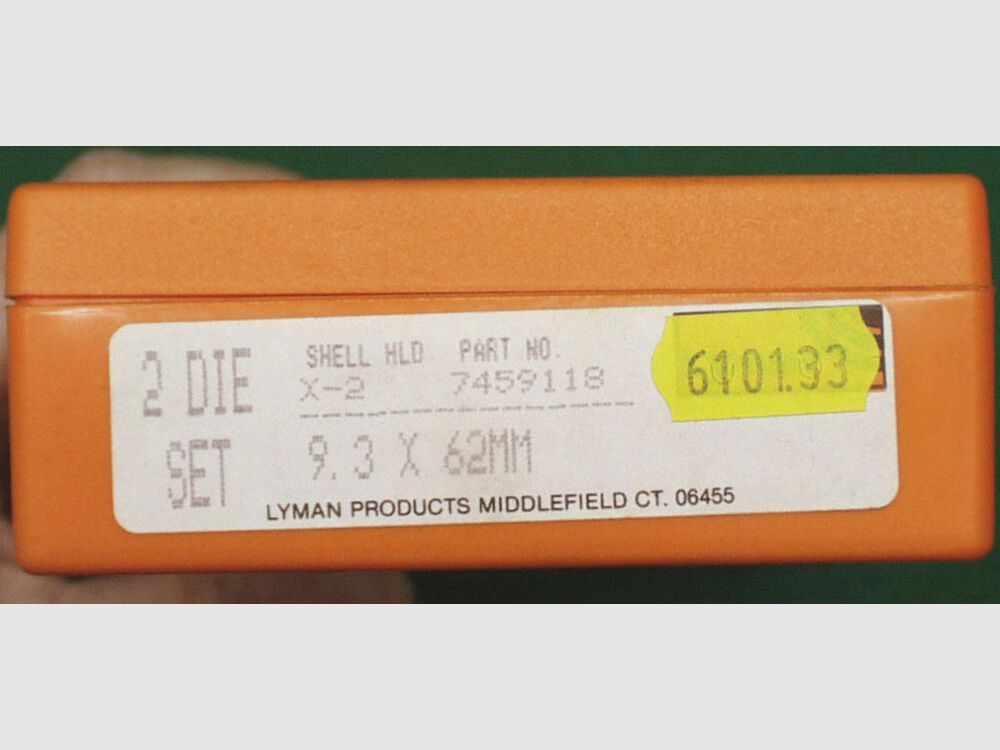 Lyman die set 2-piece cal. 9.3x62mm