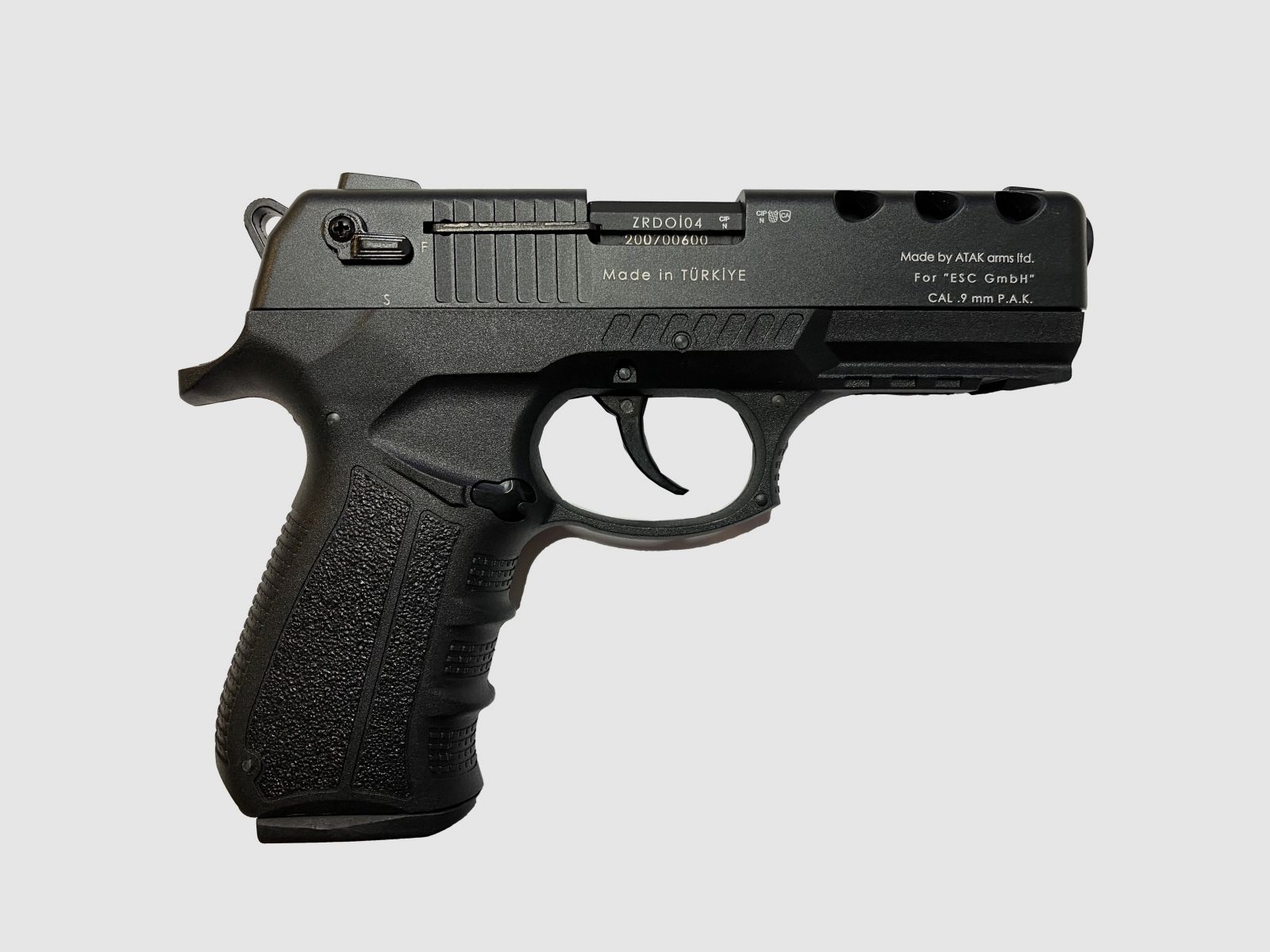 ZORAKI 4918 Schreckschuss Pistole 9mm P.A.K. SCHWARZ