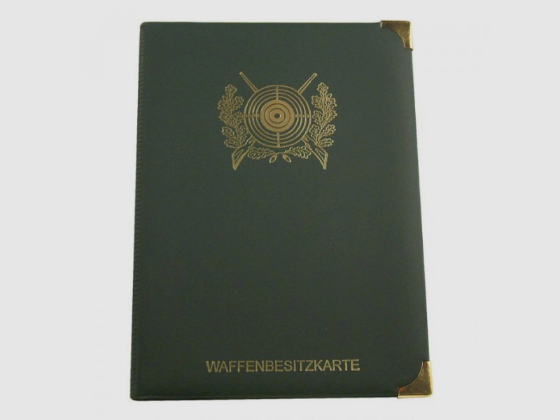 WBK MAPPE FÜR SCHÜTZEN UND JÄGER - GRÜN MIT MOTIV