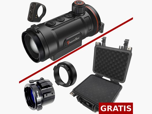 ThermTec HUNT 650 Wärmebild-Vorsatzgerät - Lieferumfang ohne Adapter 50 mm