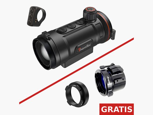 ThermTec HUNT 650 Wärmebild-Vorsatzgerät - Lieferumfang ohne Adapter 50 mm