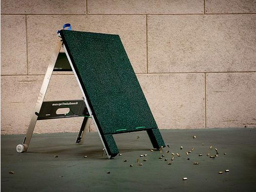 Mobiler Kugelfang Bullet Trap Gewehr (auf Bestellung), bis Kal. .308 Win., Gewicht 75 kg, 57 x 72 cm