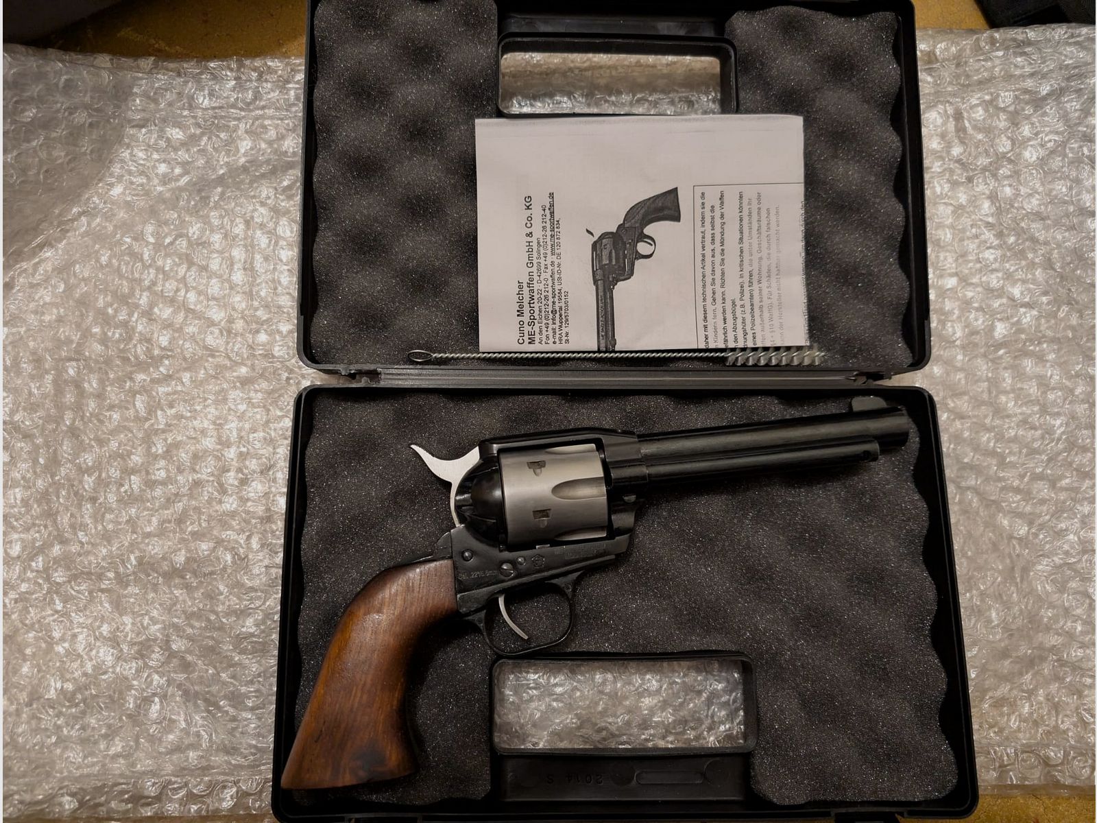 Weihrauch / ME Single Action Army Western LEP Revolver | Cal. 5,5 mm / .22 | Sonderedition mit entnehmbarer Trommel zur Wartung.