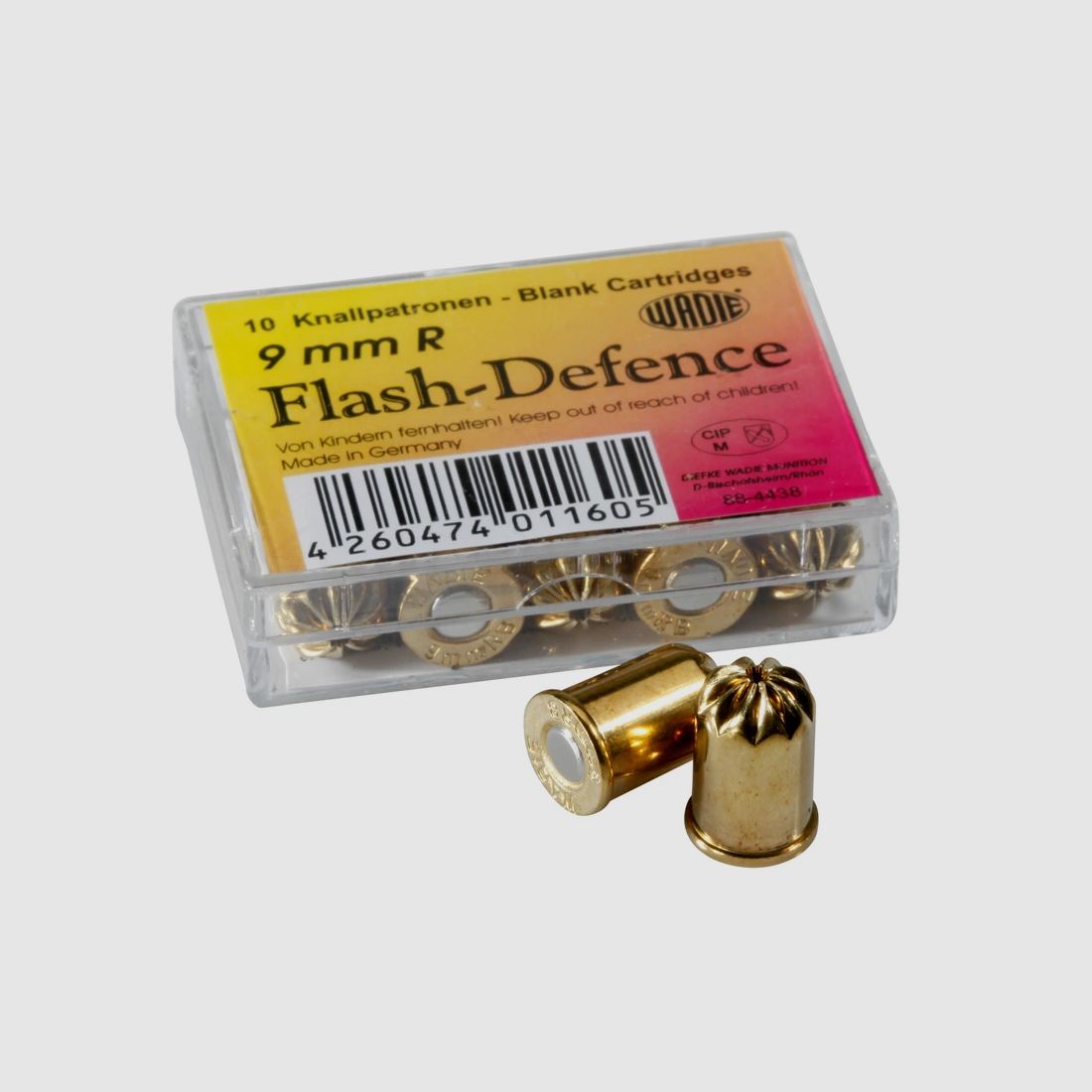Wadie knalpatronen 9 mm R Flash-Defence