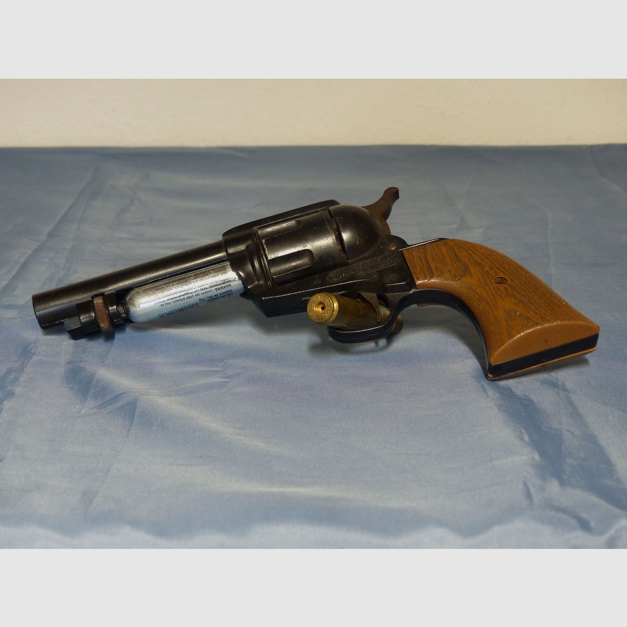Revolver Crossman Peace Maker Mod. 44 Single Action Cal. 22 CO2 um 1975 vintage