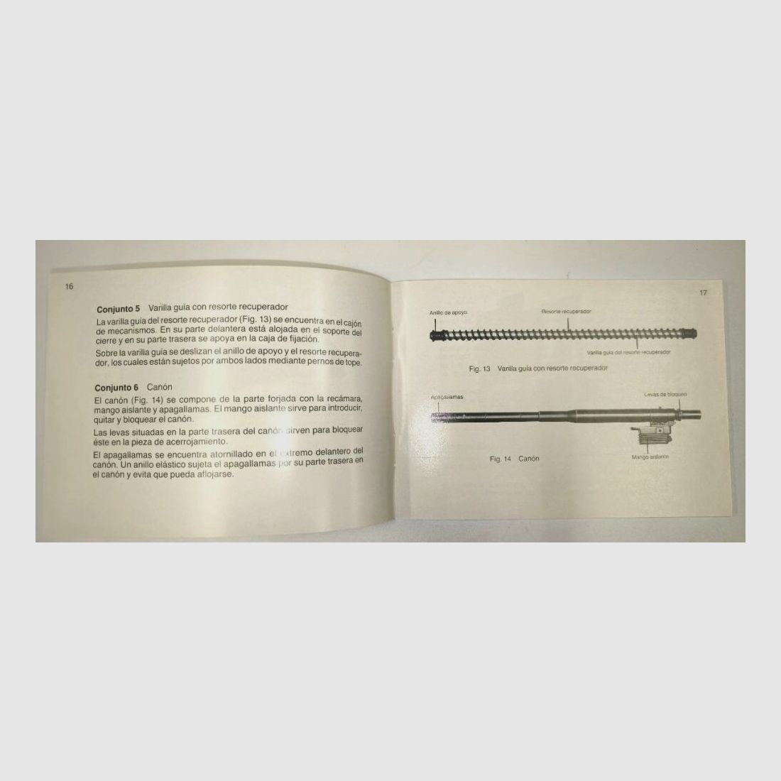 Heckler&Koch manual for HK21E, Spanish