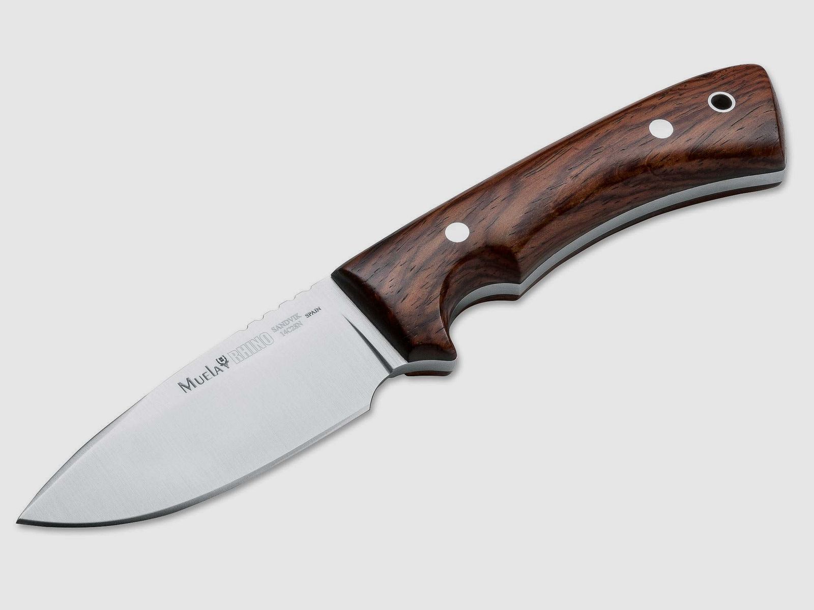 Rhino Jagd-Messer mit hochwertiger Lederscheide