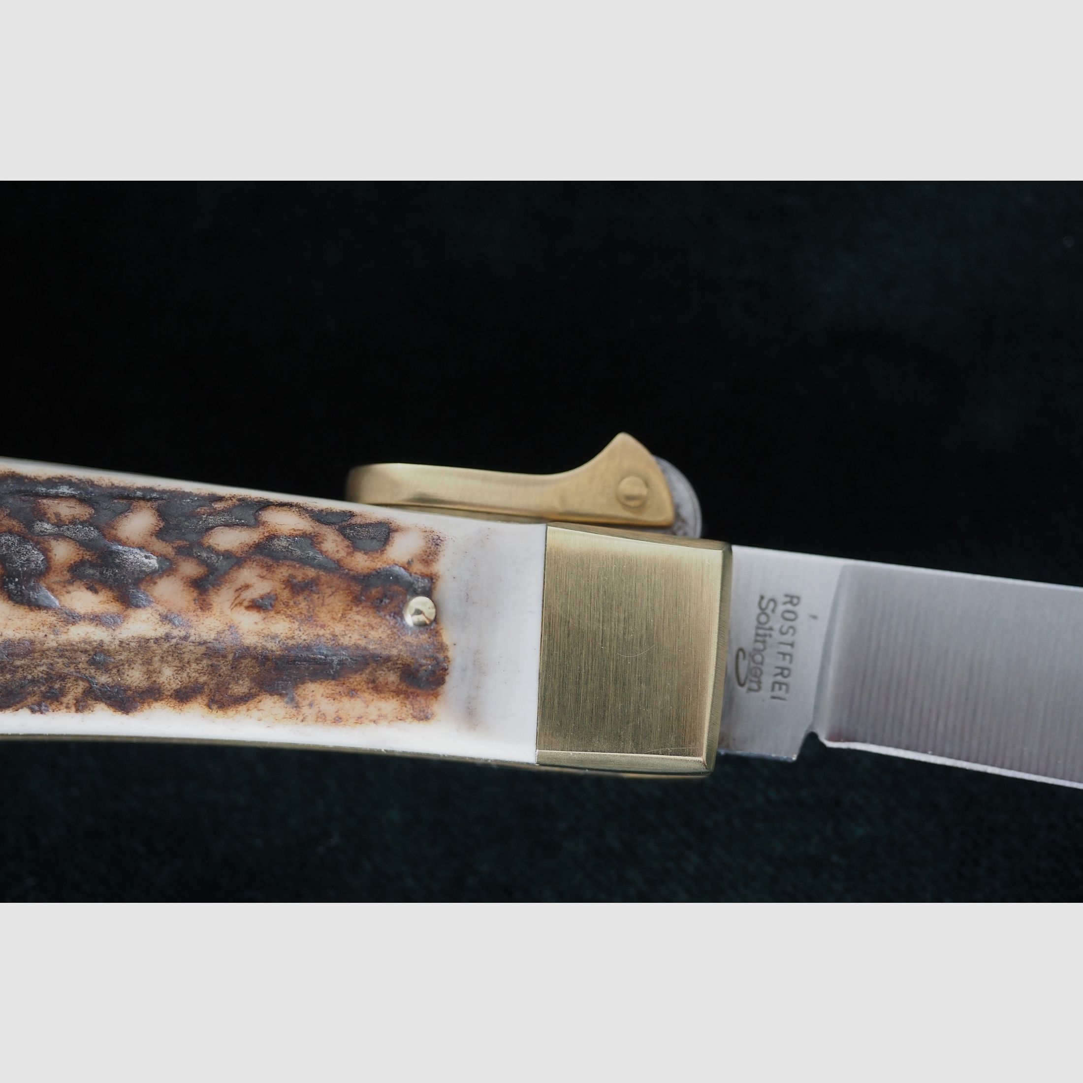 Otter Jagdtaschenmesser neu unbenutzt, Hochwertiges Qualitätsmesser mit interessanter Entriegelung