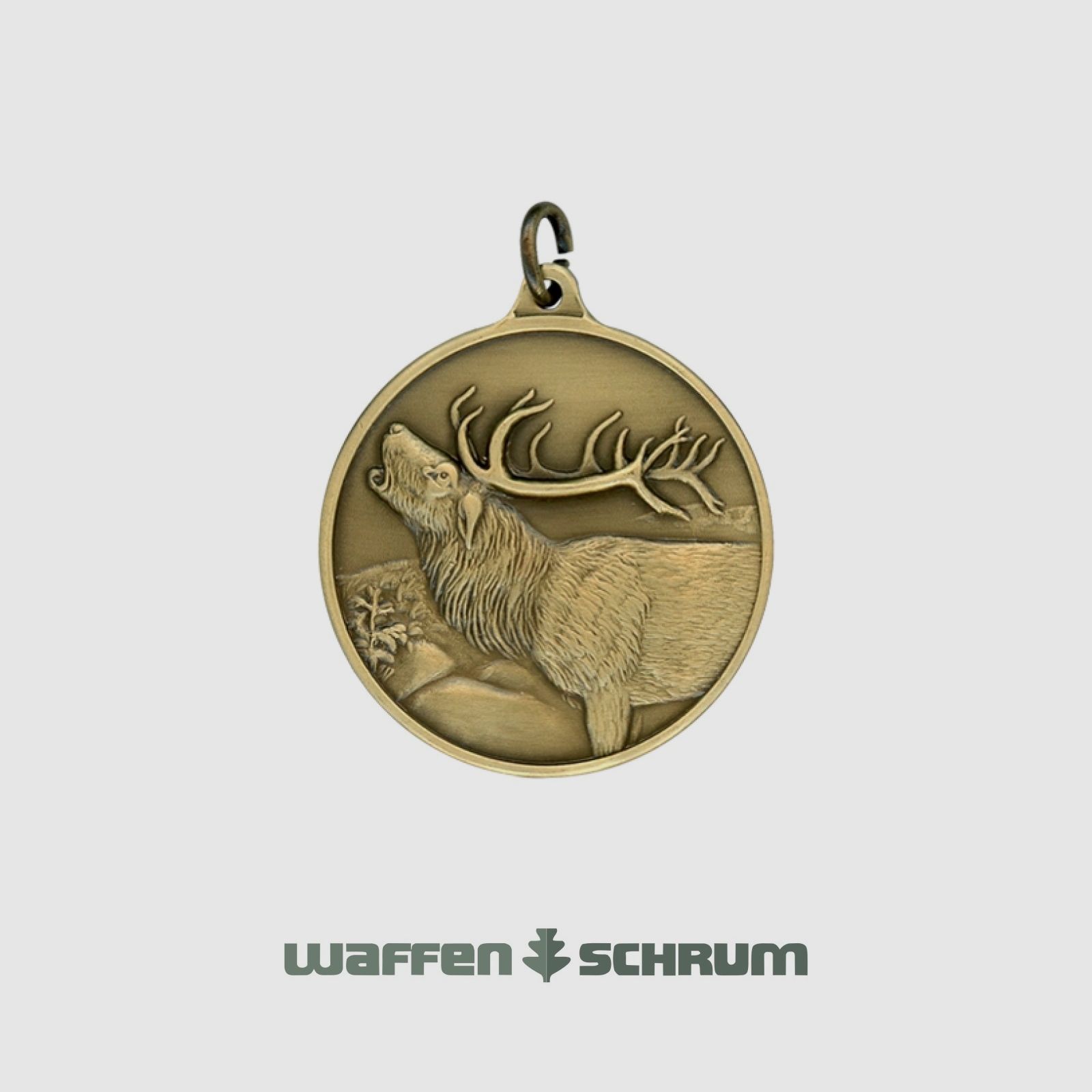 Steinhauer&Lück Jagdmedaille Rothirsch 40mm bronze