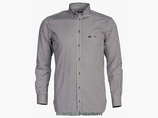 Foresta shirt checkered olive-brown