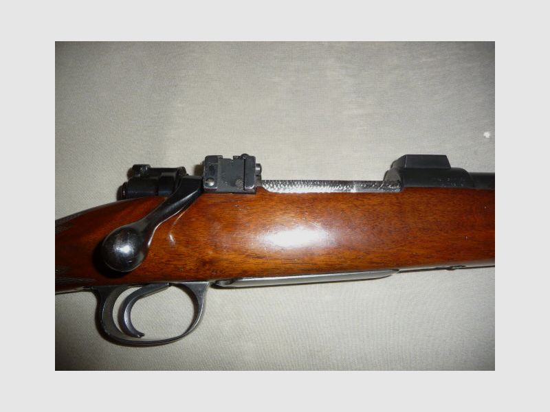 Original Mauser 98er Repetierer mit Historie: Kal. 9,3x62, Lauflänge ca. 60cm, EAW Schwenkmontage,