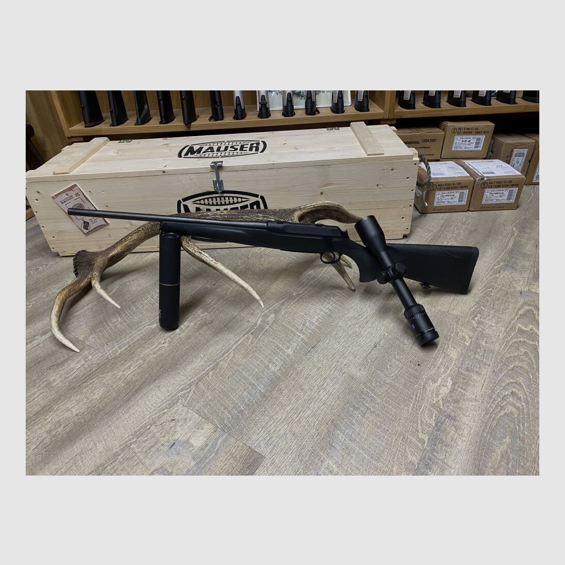 Sauer 404 Classic XT, mit Zeiss Conquest V6 2-12x50 M, VOLLSET