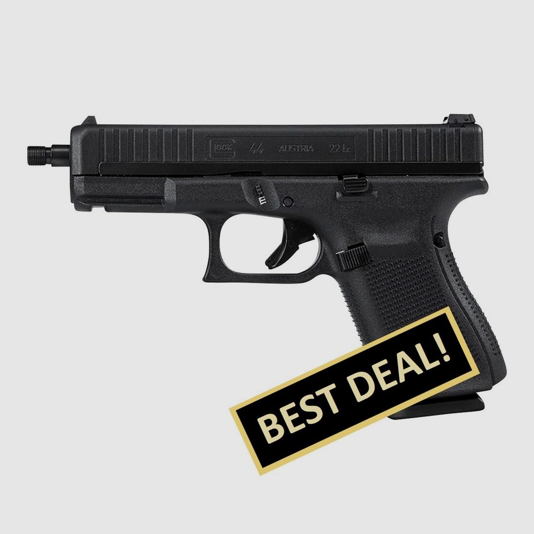 Glock 44 Pistole mit Gewindelauf