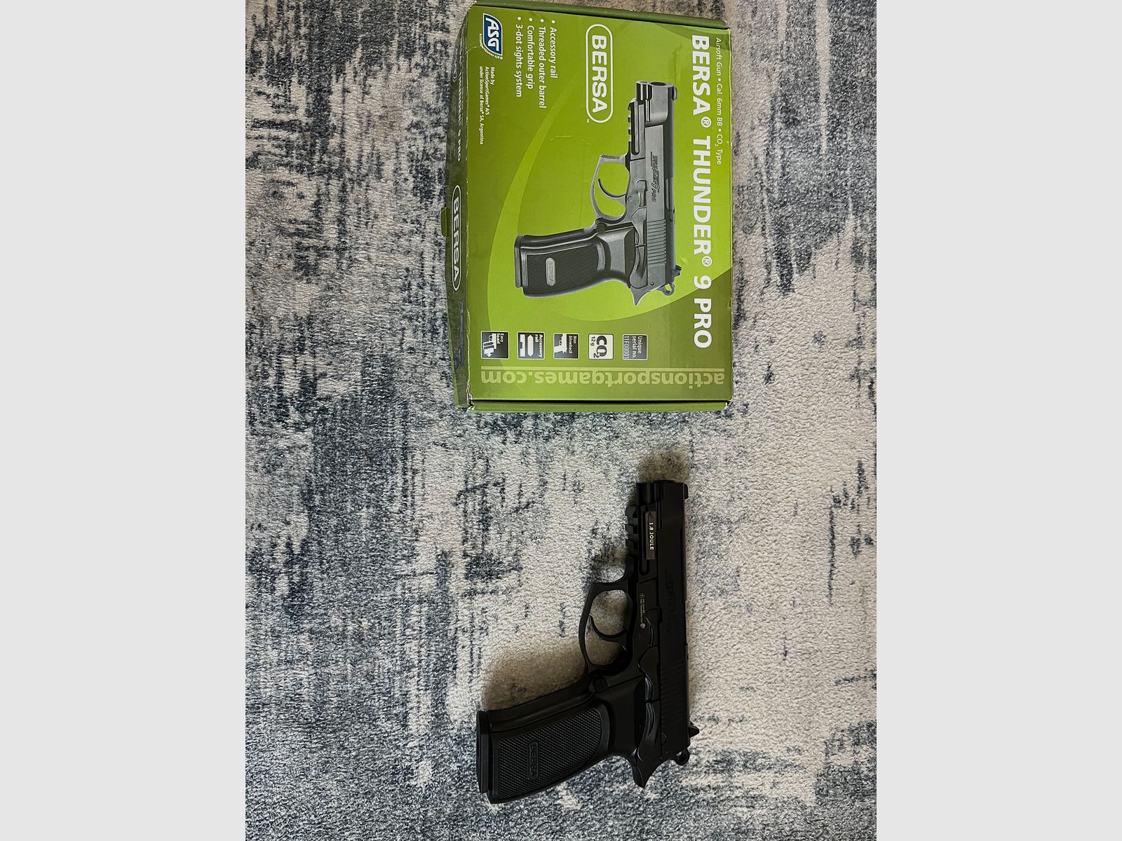 Bersa Thunder 9 Pro 6mm CO2 Airsoft 
