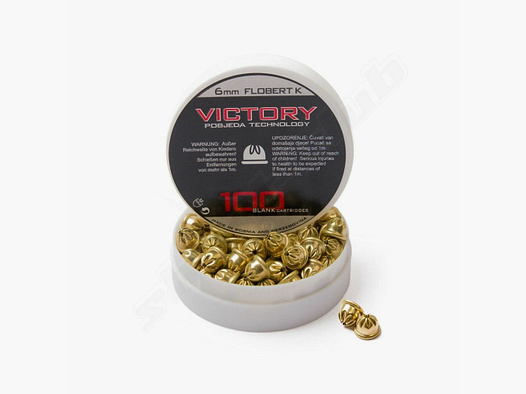 Pobjeda Technology Victory Platzpatronen Kal. 6mm Flobert K. - 100 Stück