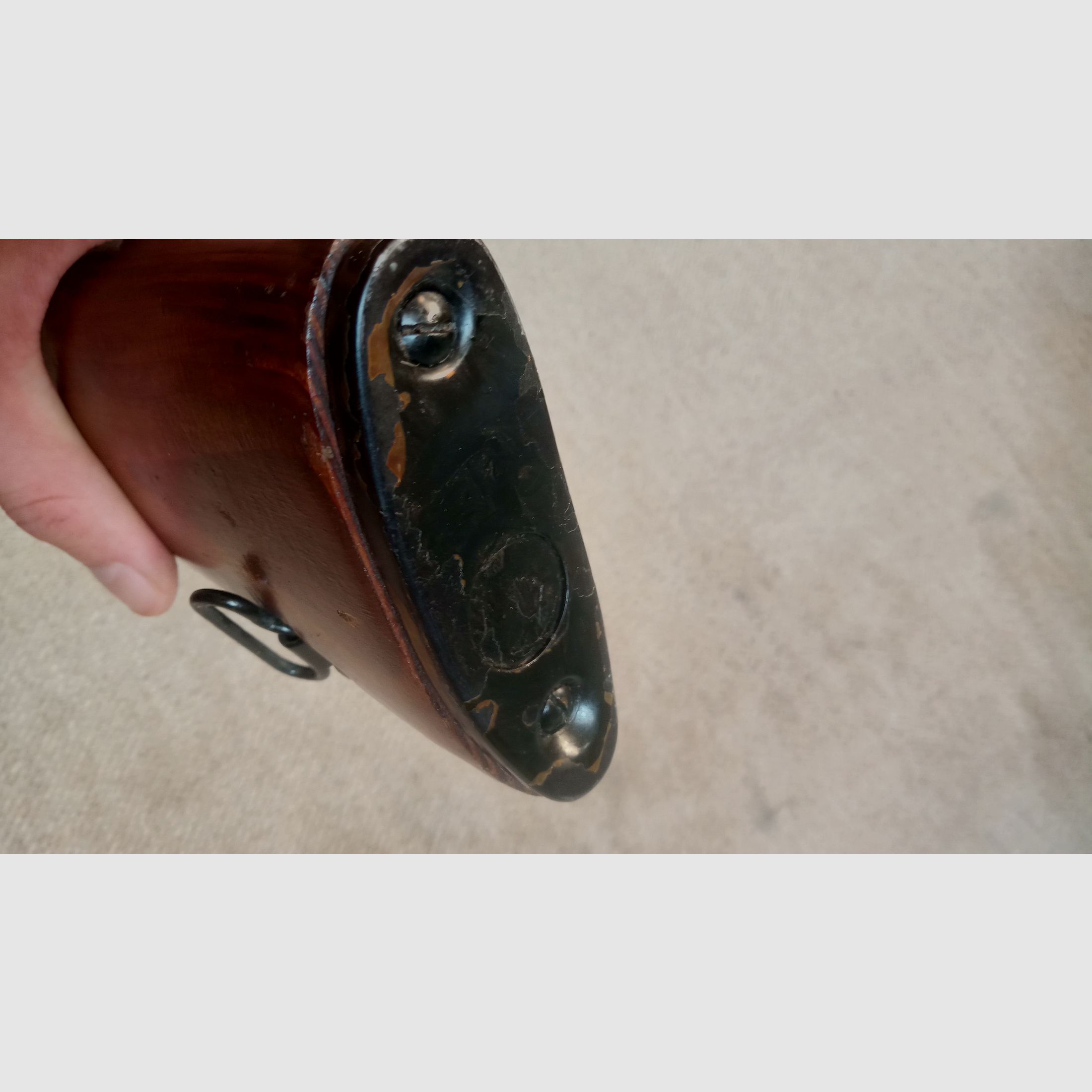 Madera de AK ruso con adaptador para rifle de CO2 Yunker en aspecto de culata fija AK74