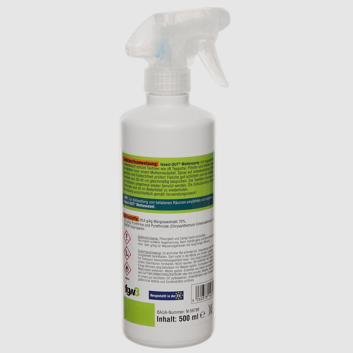 Insect-OUT Mottenspray für Bekleidung, 500 ml