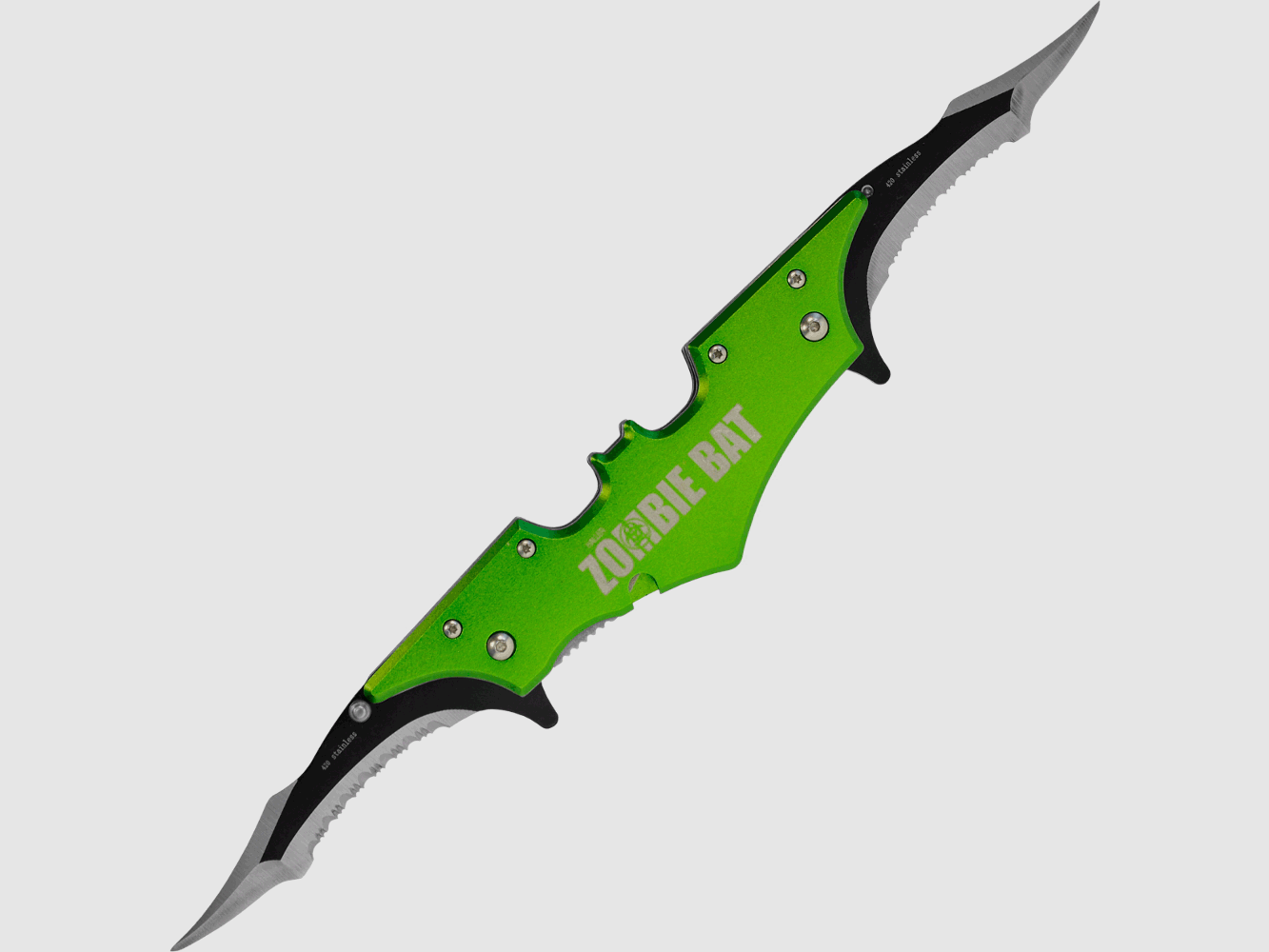 Tachenmesser Zombie BAT mit zwei Klingen