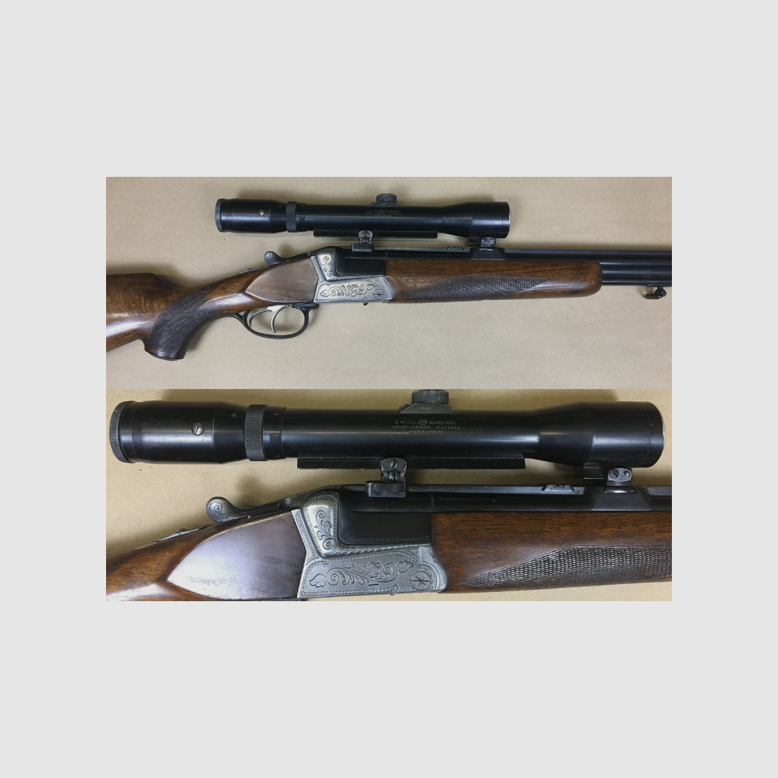 fucile combinato over-and-under Krieghoff cal. .30-06 & 16/70, immagine 2 di 2