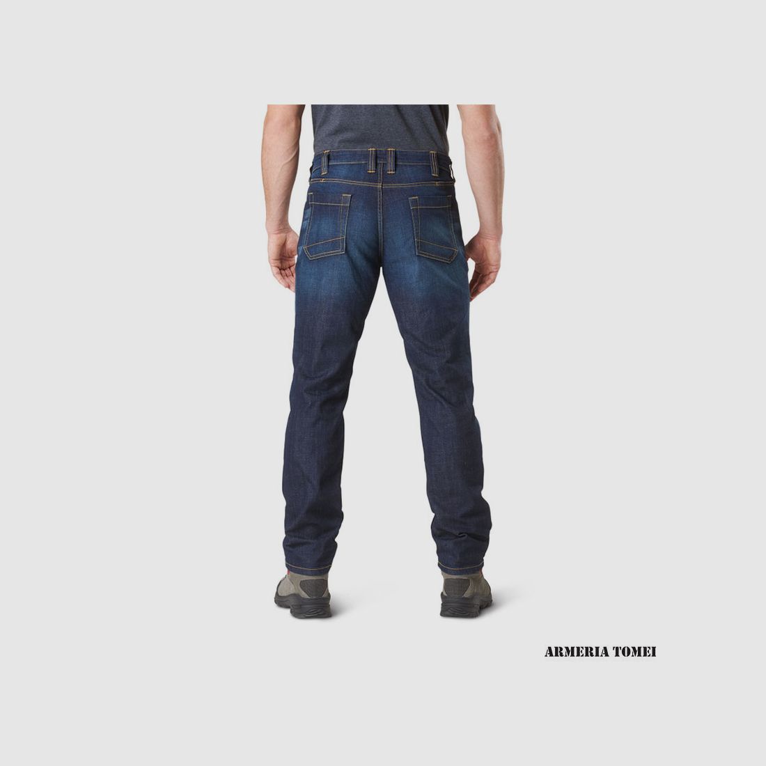 PANTALON – 5.11 – JEANS SLIM DEFENDER-FLEX Dunkelwasch Indigo (649), Bild 2 von 2