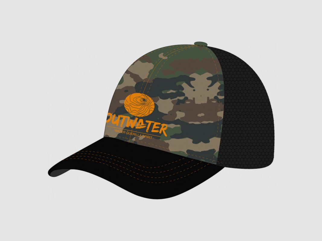 CASQUETTE OUTWATER RUSHER OLD SCHOOL CAMO