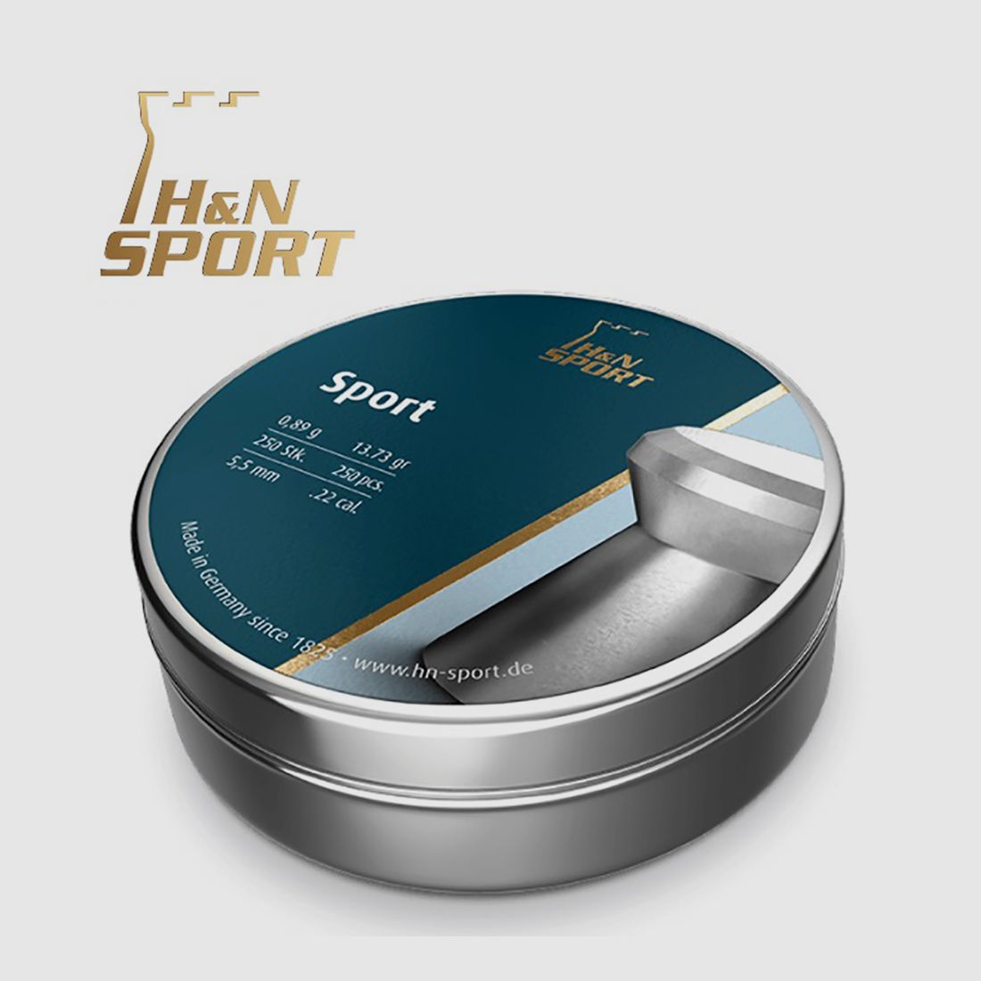 Balines H&N Sport Kal. 5,50 mm. Dose mit 250 Stk. von 0,89 g.