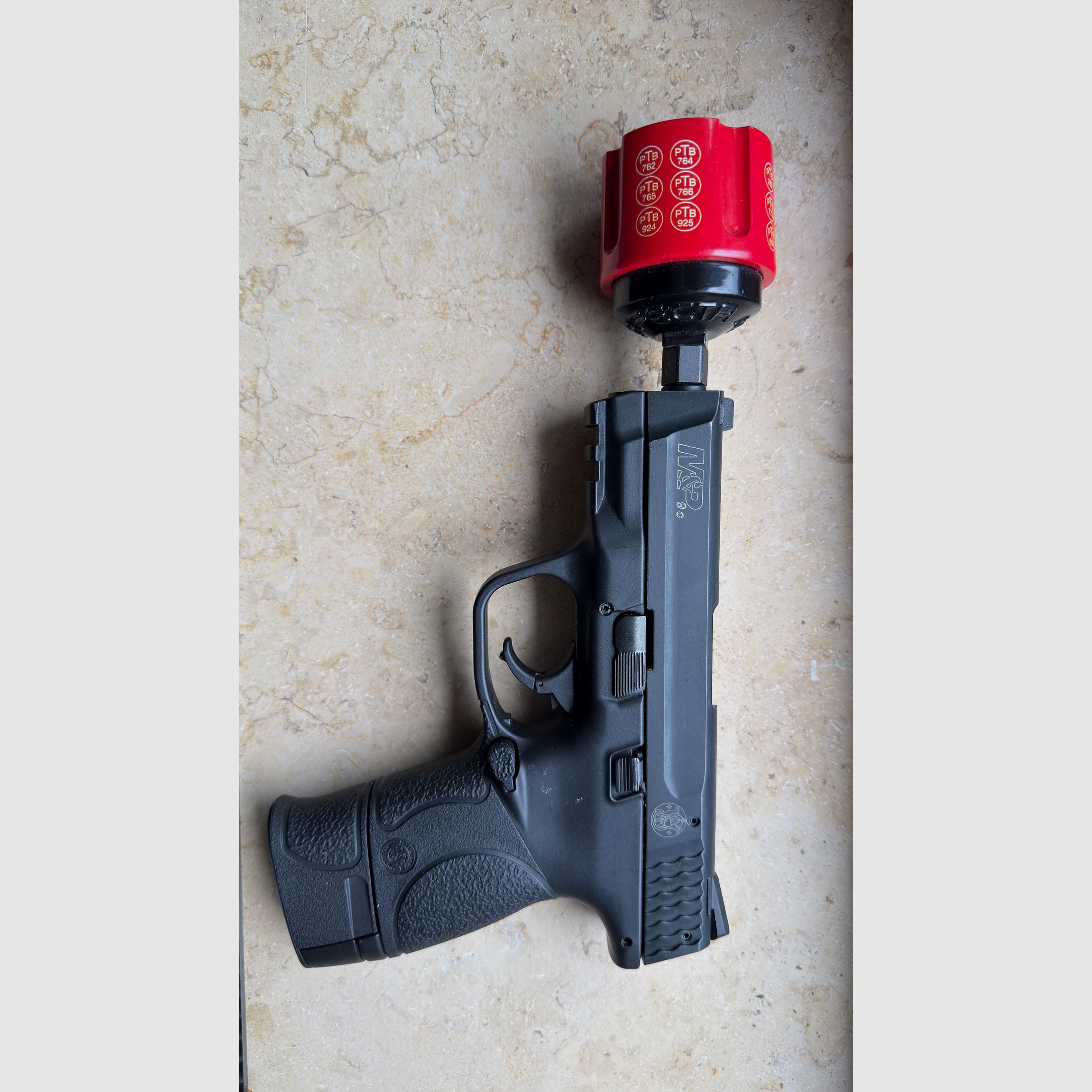 Smith & Wesson M&P 9c Schreckschusspistool 9 mm P.A.K. – Topstaat – slechts 100 schoten