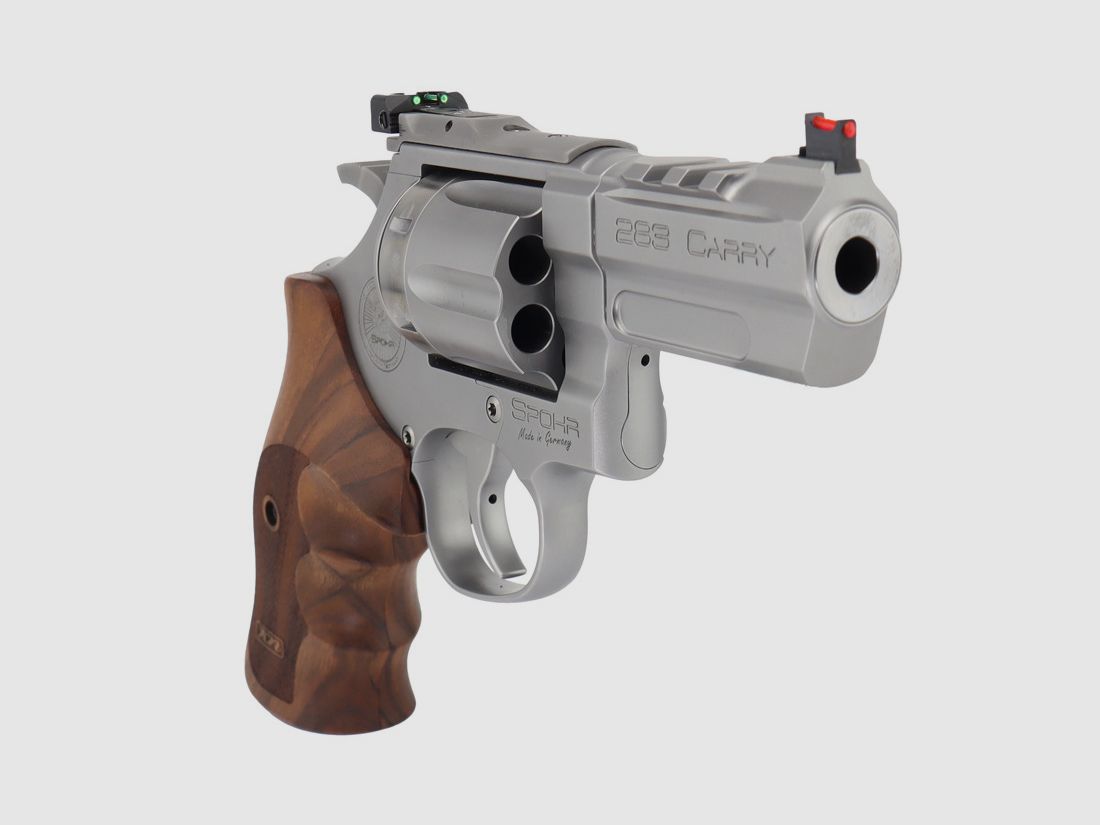 Spohr 283 Carry Acero Inoxidable Revólver de 3" Hecho en Alemania 3 Zoll Caza y Deporte