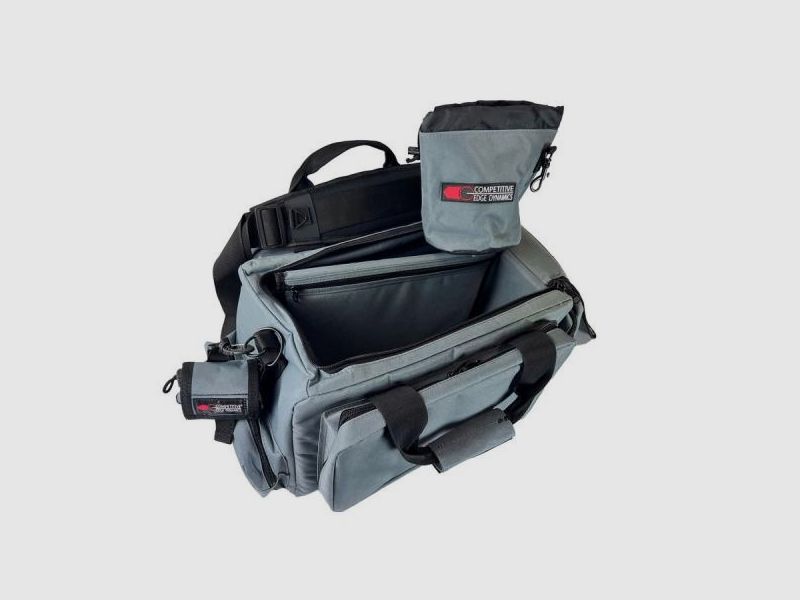 CED Schießsporttasche RangeBag DeLuxe: 2-4 Pistolen 54x36x28cm  Grey/grau