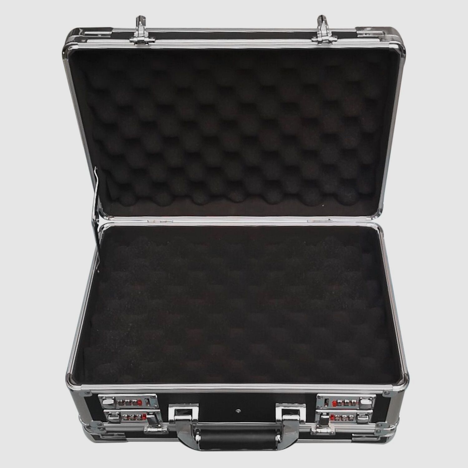 Fritzmann estuche para pistola marco de aluminio 2 compartimentos