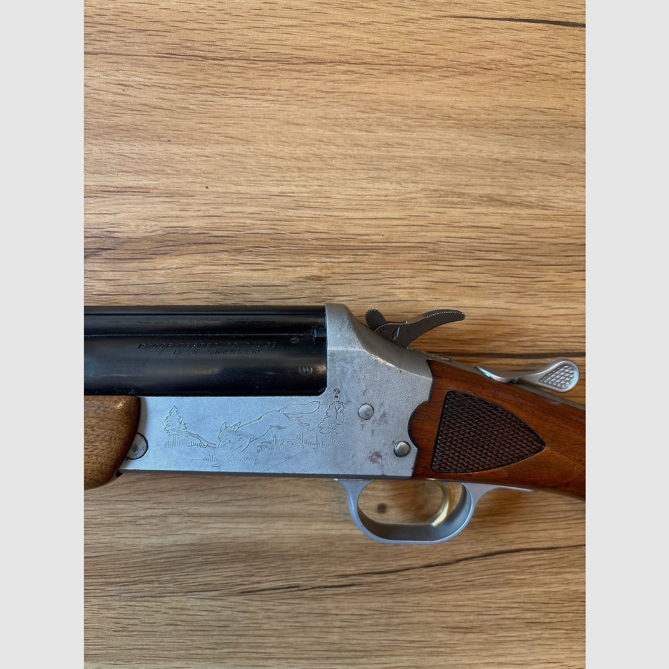Bockbüchsflinte  22WinMag 20/76 Handgespannt