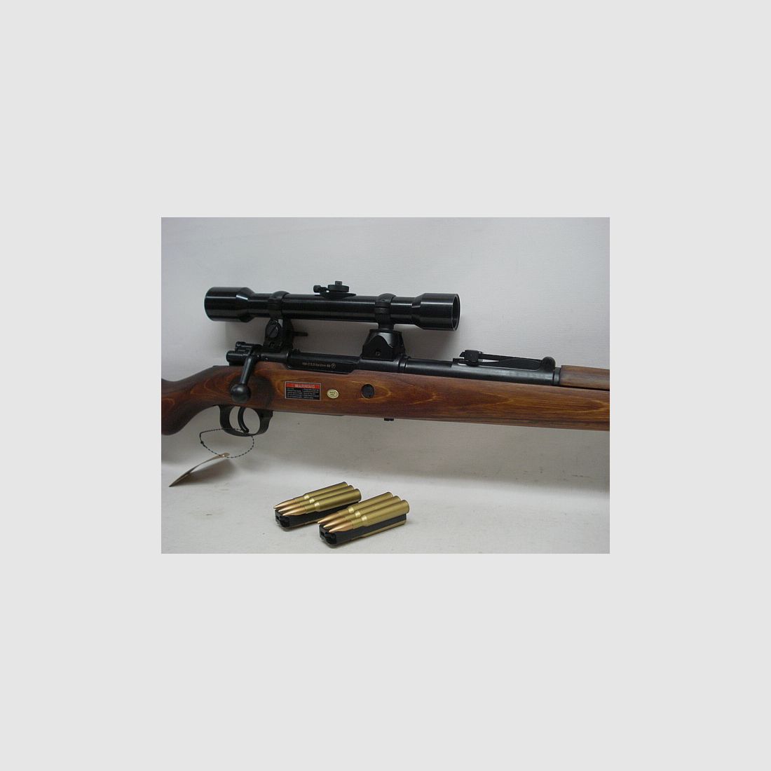 K98 incl. ZF + montage - Kal.6mmBB's, echt hout