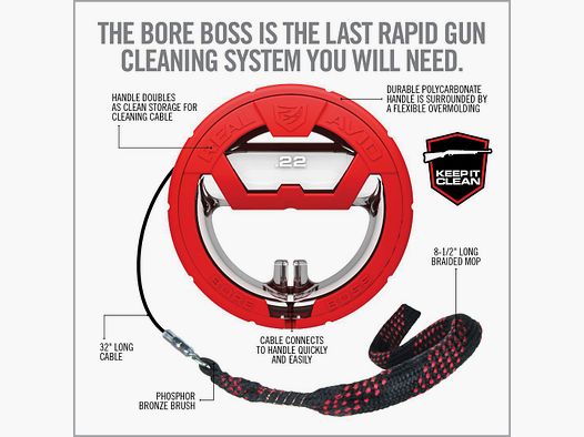 REINIGUNGSKABEL BORE BOSS REAL AVID - .22CAL