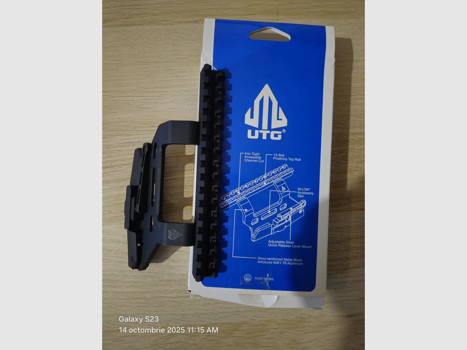 Leapers ACCU-SYNC AK Side Mount - Black