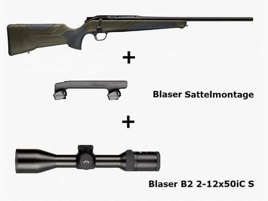 Blaser R8 Professional 2.0 (dark olive) + ... / Komplettpaket