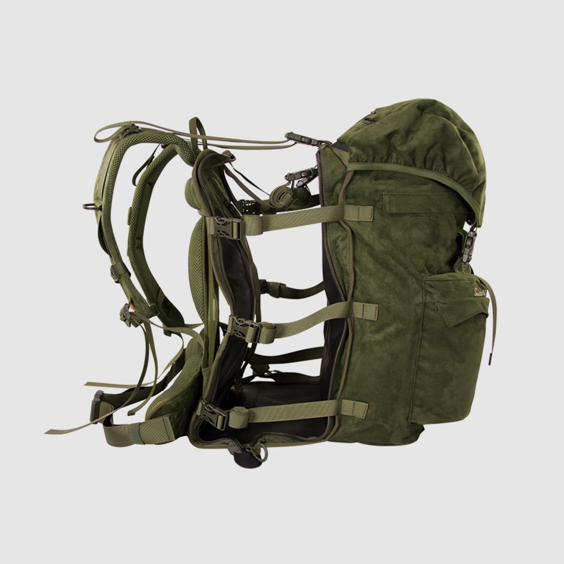 Jachtrugzak met geweertas Suede 65 liter PF Pro Nature van Marsupio, afbeelding 2 van 6