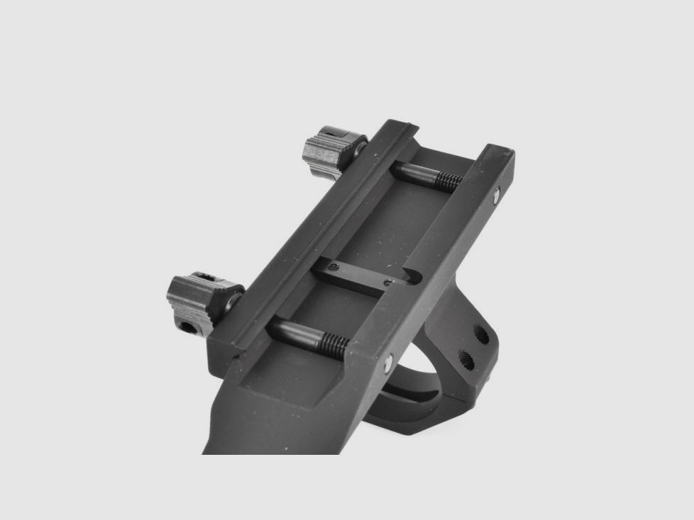 Weaver Tactical Thumb-Nut SPR 1-tlg. Mount Picatinny-Style mit Ringe Flattop AR-15 matt schwarz 30mm, integriertes Rückschlag-Basisdesign