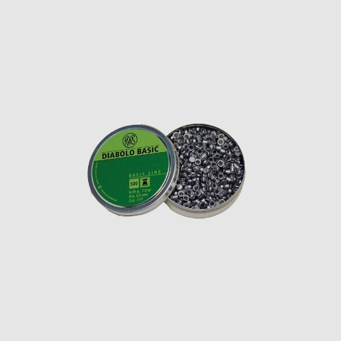 RWS Diabolo Bleigeschosse 0,45 g, Bild 2 von 2