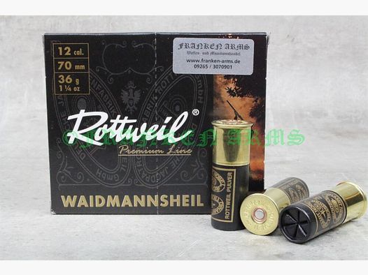 Rottweil	 Waidmannsheil HV 12/70 2,7mm 10Stück Staffelpreis