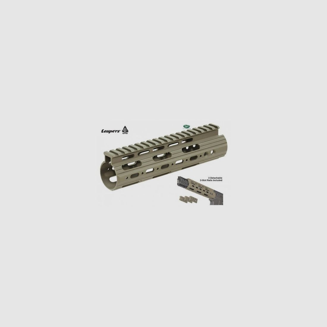 LEAPERS UTG MTU005SSD Handguard super slim mit Weaver für M4/AR15 WÜSTE