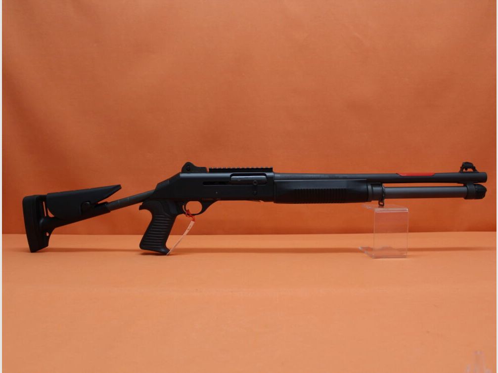 Benelli Ha.Flinte 12/76 Benelli M4 Super 90 TS MC 18,5"/47cm Lauf/ Multichoke/ Teleskop-Schaft/ Ghost-Ring