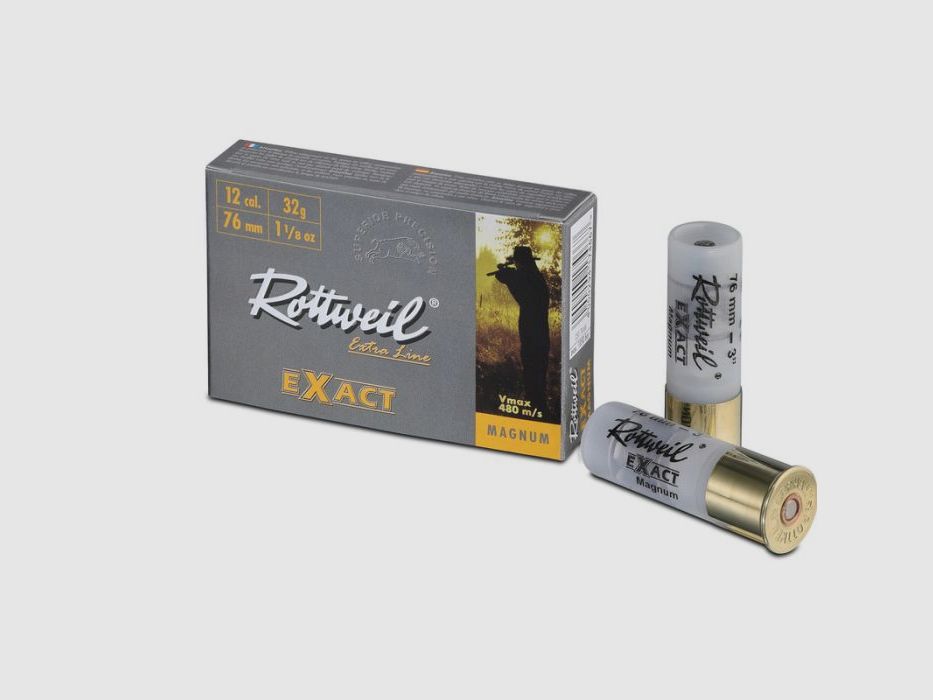Rottweil Extra Line 12/76 Mag. Exact Balas de Escopeta 32g, imagen 1 de 4