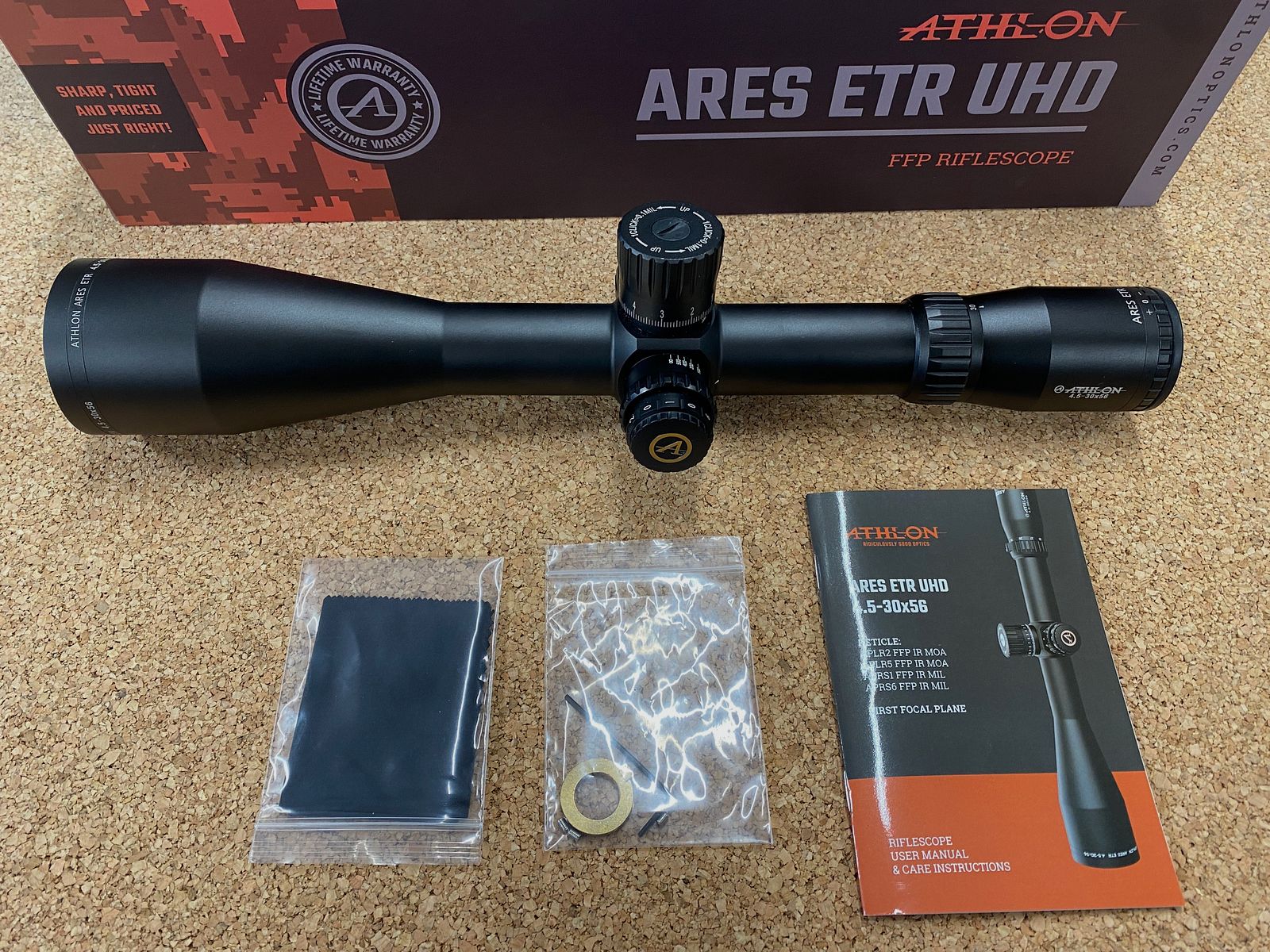Athlon Optics Ares ETR 4.5-30x56 APRS1 rifle scope