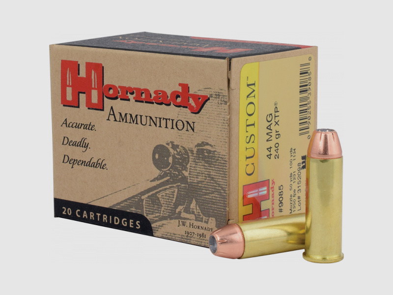 Hornady Custom .44 Rem Mag XTP 240 grs Revolverpatronen