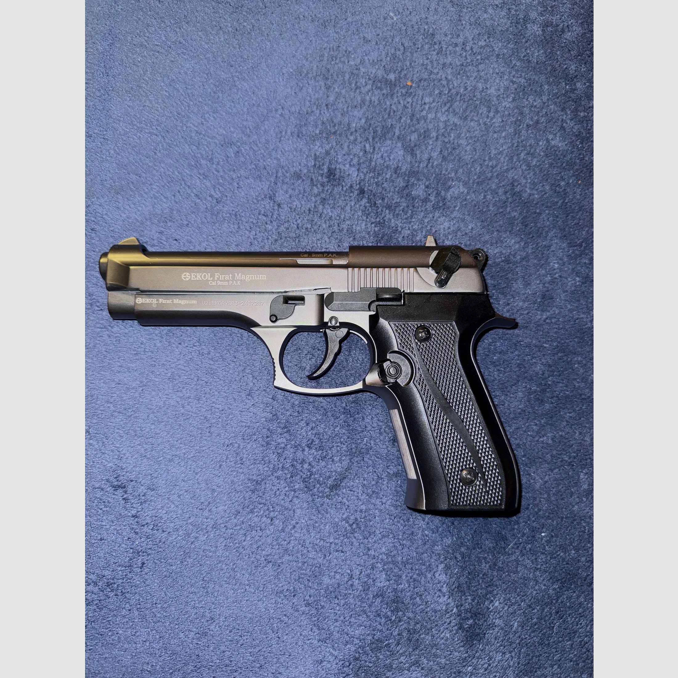 Ekol Firat Magnum Schrecksch. Pistool Kal. 9mm P.A.K. titan