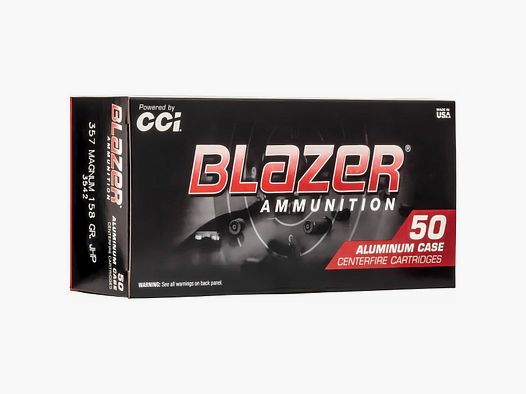 .357 Magnum CCI JHP Blazer 158gr/10,2g