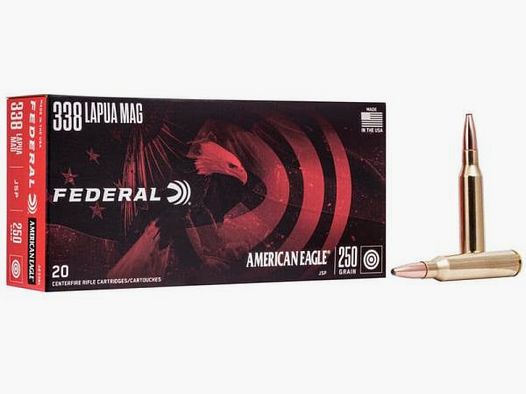 Federal Kal. 3.. Büchsen .338LapuaMag TM AE 20 Stk 16,2g/250gr